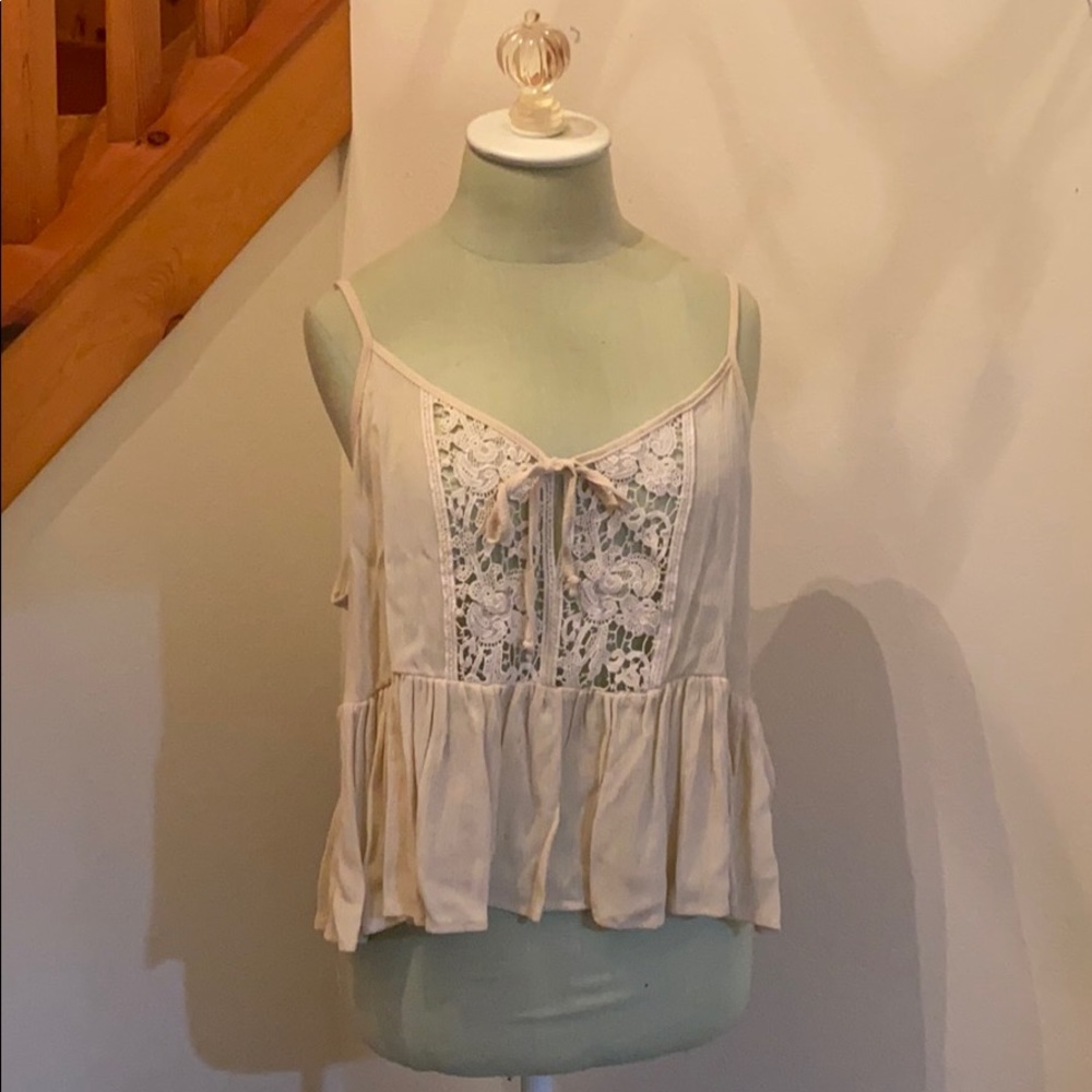 Cream beach tank!